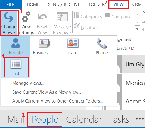 remove mailings tab from ribbon