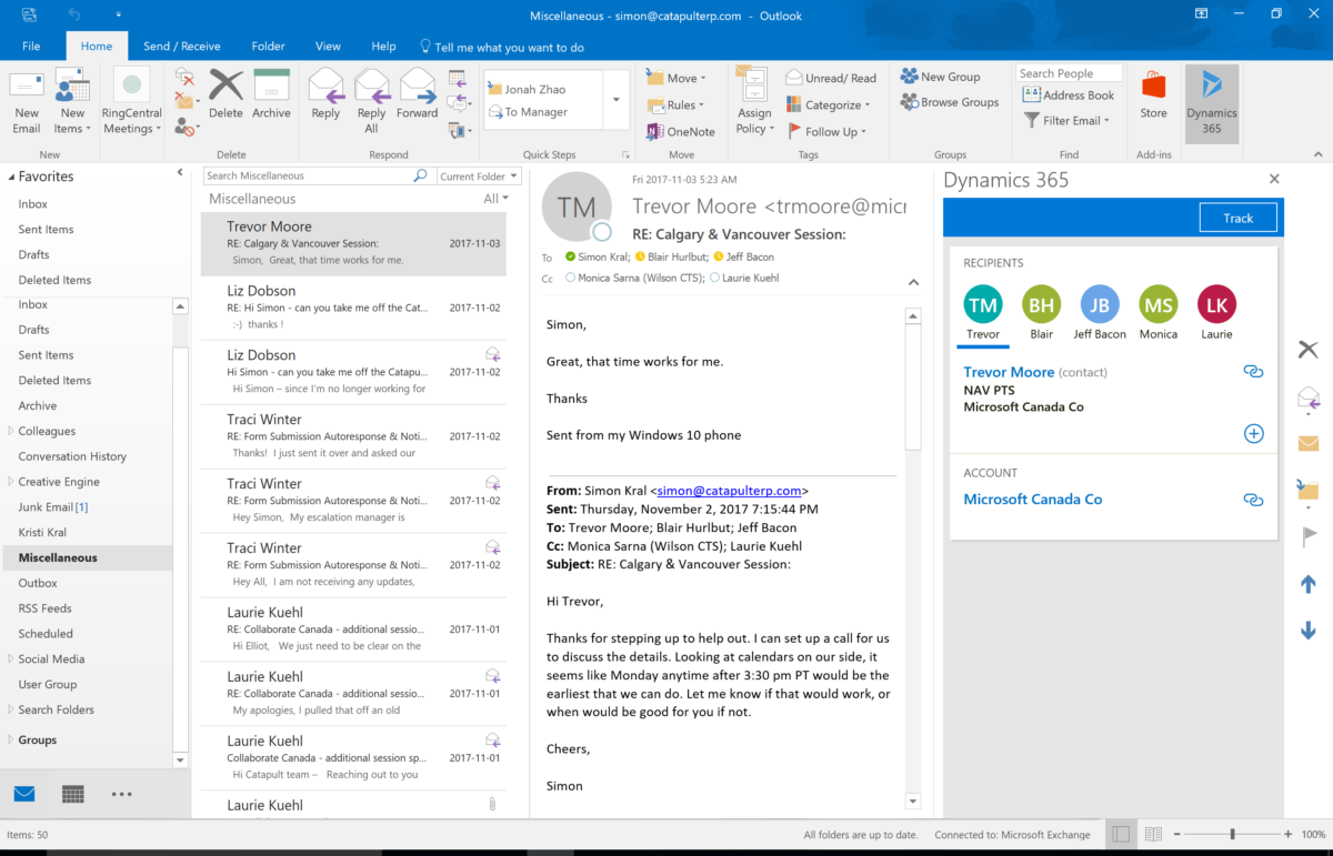 office 365 mail vs outlook